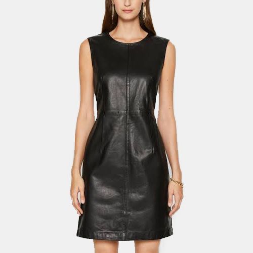 پیراهن چرم کوتاه 